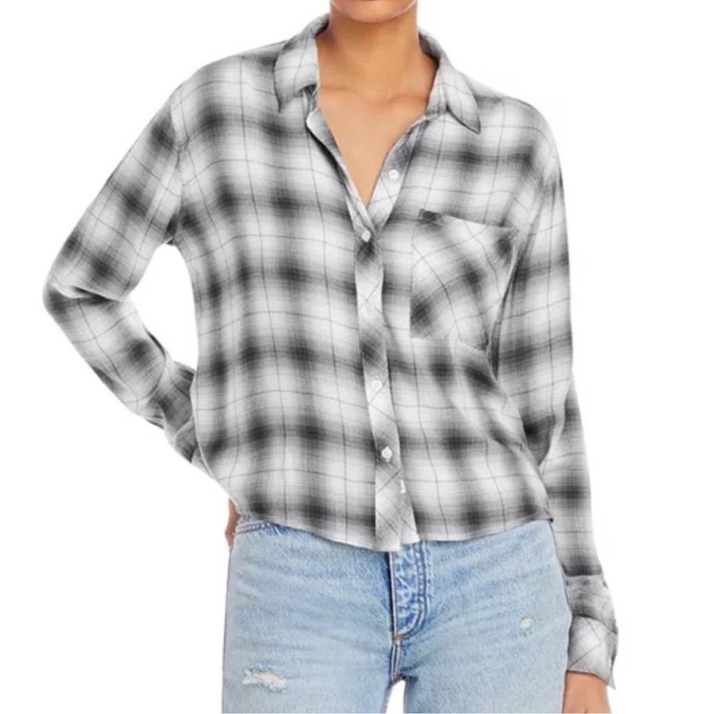 Rails Dylan Crop Button Shirt NWOT